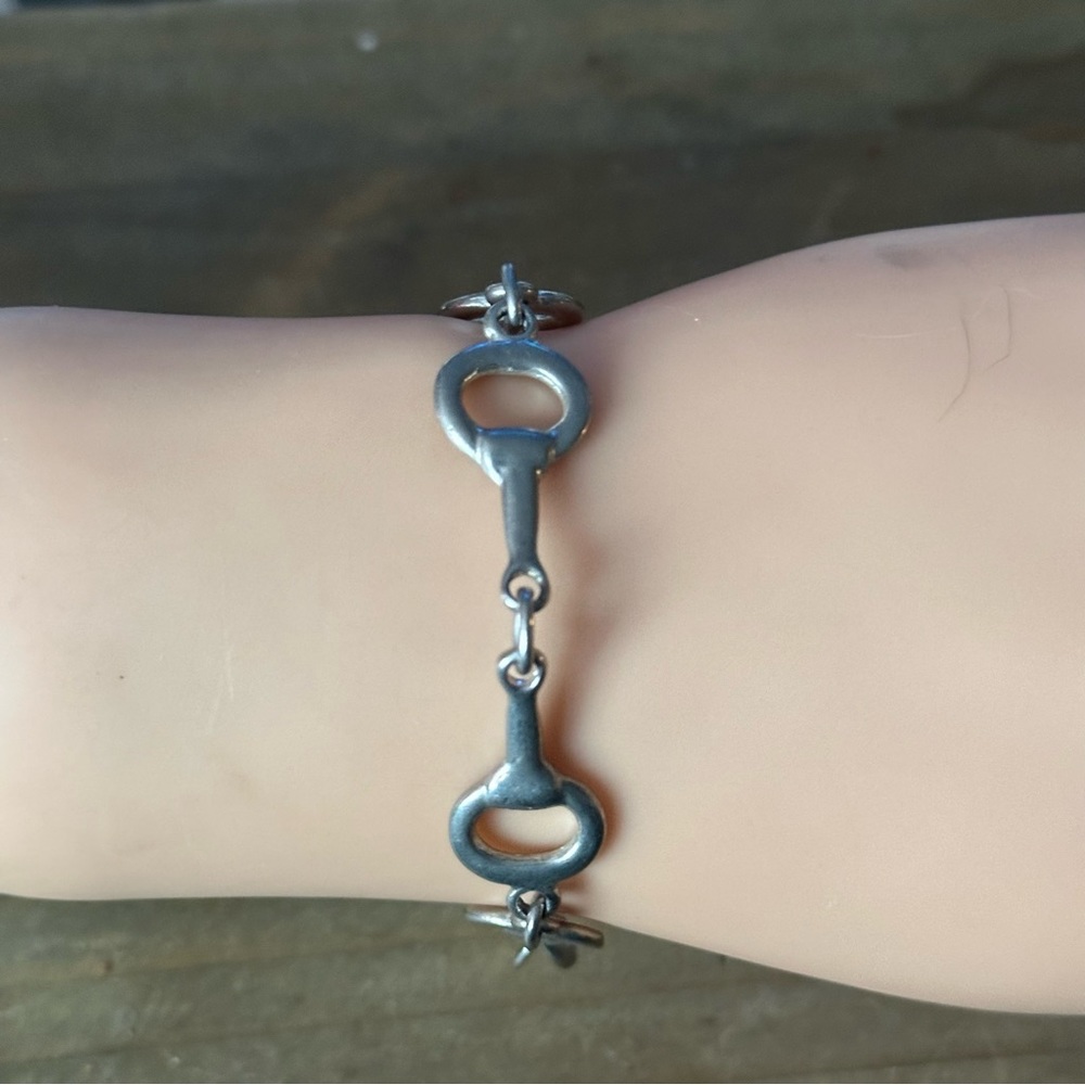 Horse Snaffle Bit Link Bracelet - image 3